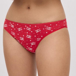 Braga Bikini estampada Navidad